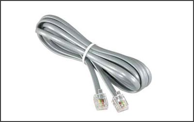 Cable Telefonico De Modem Gris