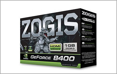 Tarjeta De Video Zogis 8400Gs Pci Express