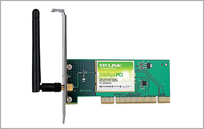Tarjeta Wireless 54 Mbps Pci Tplink Ext. Range